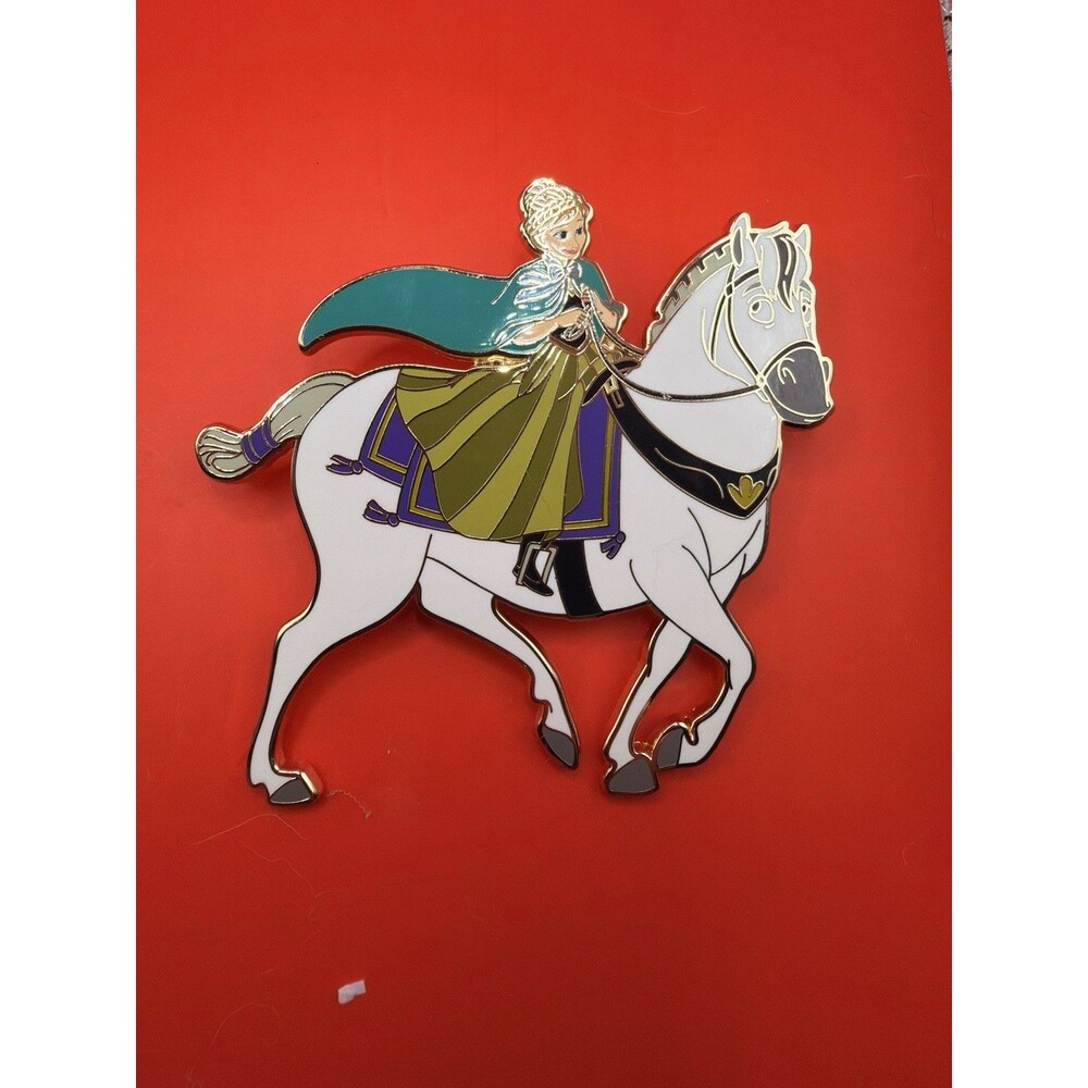 Disney Destination D23 2025 They're Off Anna Frozen Horse Pin LE400 WDI MOG